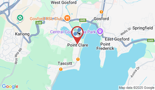 Point Clare google map