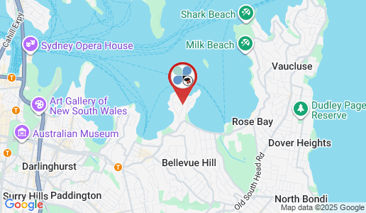 Point Piper google map