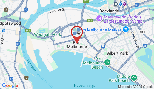 Port Melbourne google map