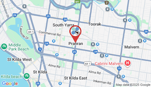 Prahran google map