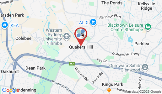 Quakers Hill google map