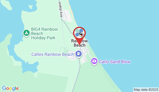 Rainbow Beach google map