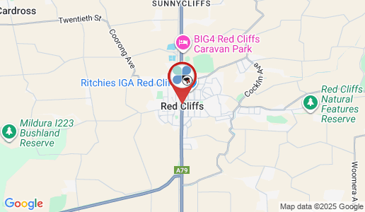 Red Cliffs google map