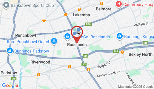 Roselands google map
