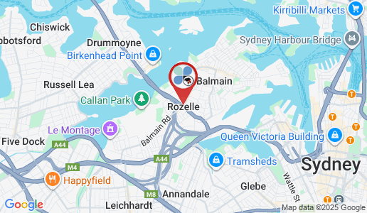 Rozelle google map