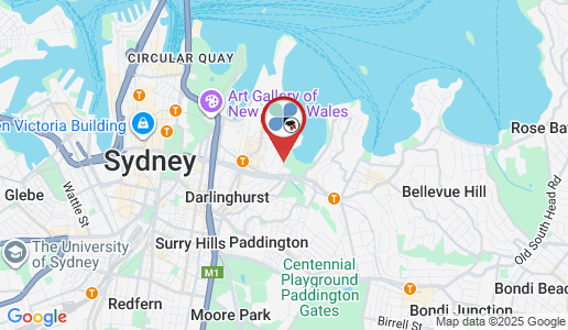 Rushcutters Bay google map