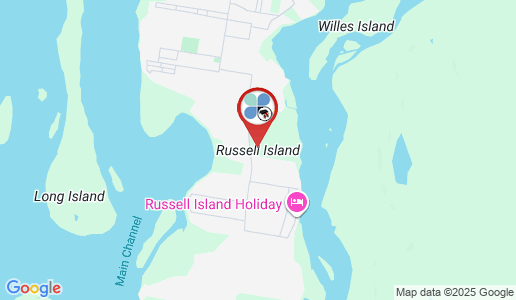 Russell Island google map