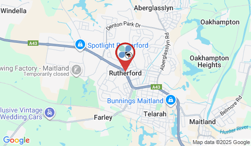 Rutherford google map