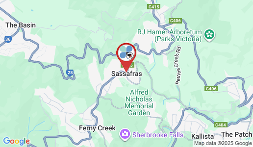 Sassafras google map