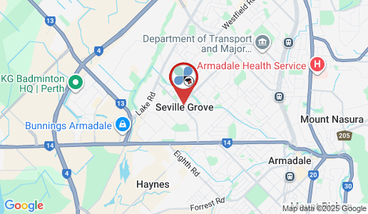 Seville Grove google map