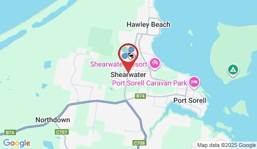 Shearwater google map