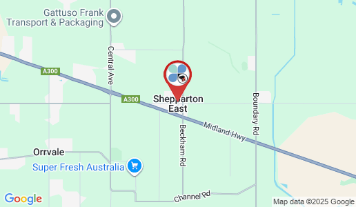 Shepparton East google map