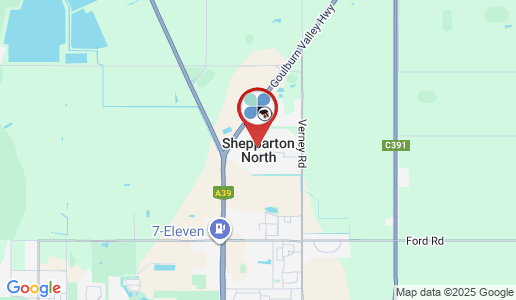 Shepparton North google map