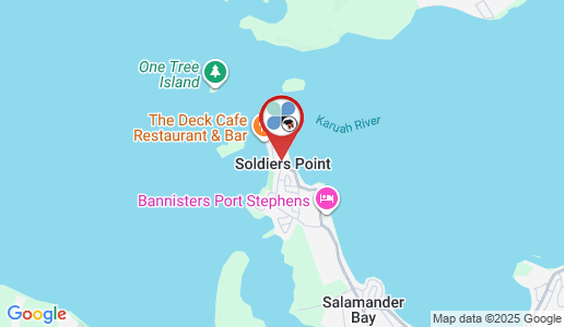 Soldiers Point google map