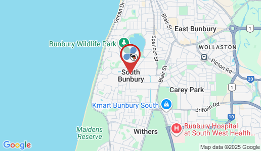 South Bunbury google map