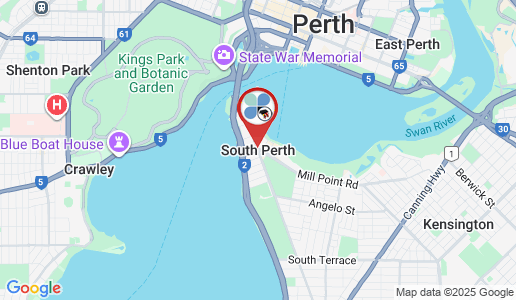 South Perth google map