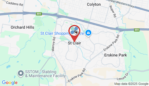 St Clair google map