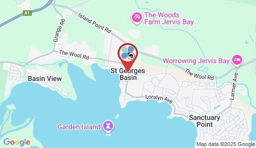 St Georges Basin google map