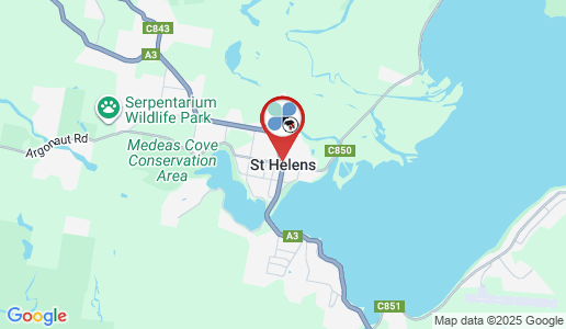 St Helens google map