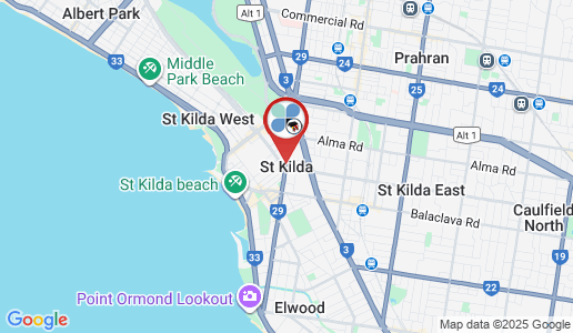 St Kilda google map