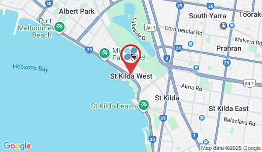 St Kilda West google map