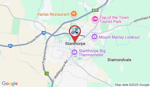 Stanthorpe google map