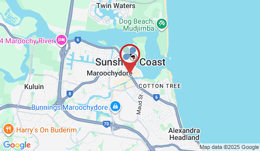 Sunshine Coast google map