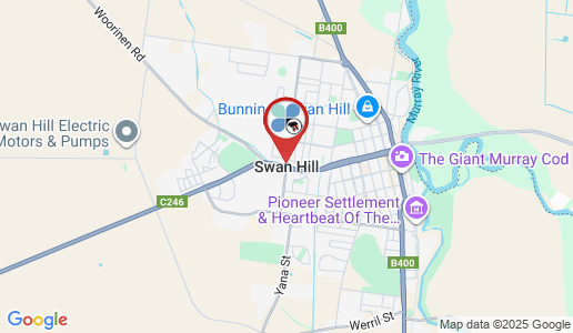Swan Hill google map
