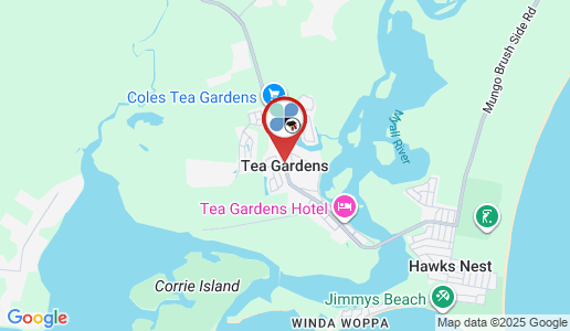 Tea Gardens google map