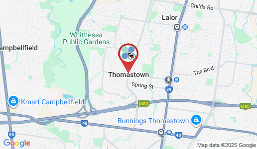 Thomastown google map