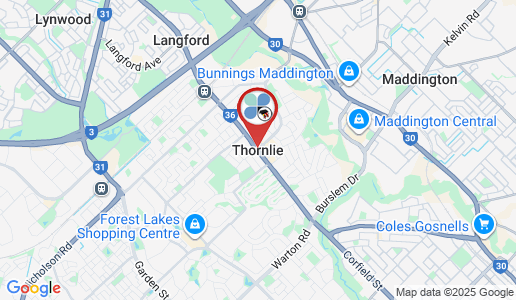 Thornlie google map