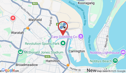 Tighes Hill google map