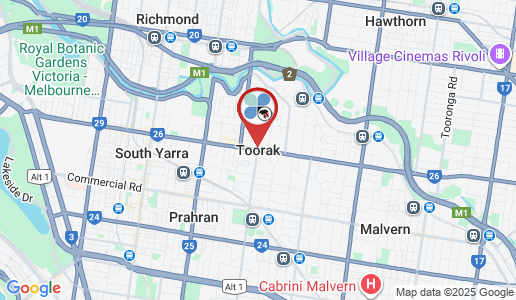 Toorak google map