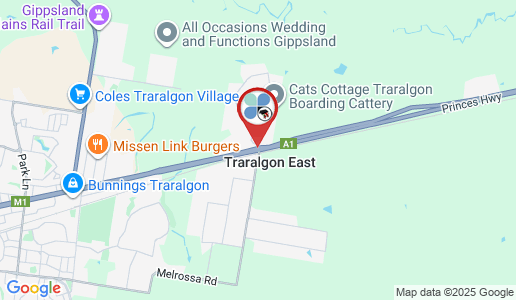 Traralgon East google map