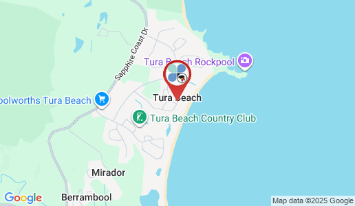 Tura Beach google map