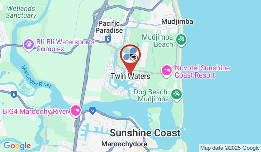 Twin Waters google map