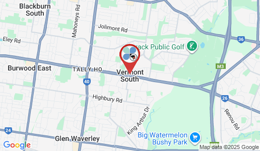 Vermont South google map