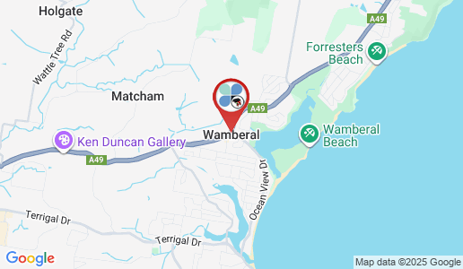 Wamberal google map