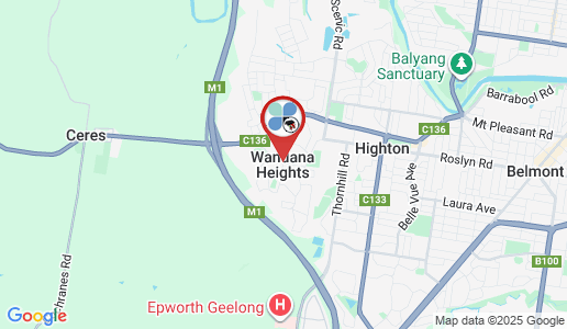 Wandana Heights google map