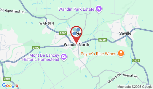 Wandin North google map