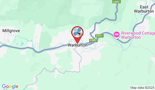 Warburton google map