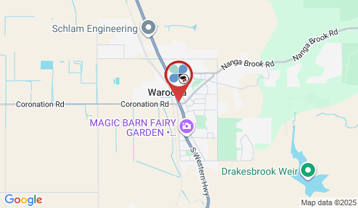 Waroona google map