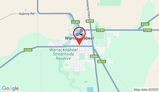 Warracknabeal google map