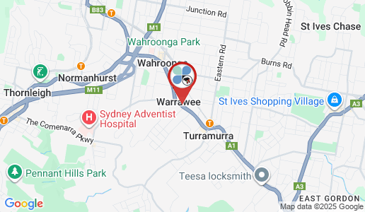 Warrawee google map
