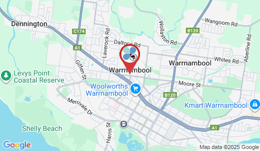 Warrnambool google map