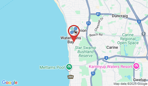 Watermans Bay google map