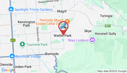 Wattle Park google map