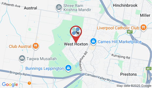 West Hoxton google map