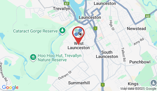 West Launceston google map