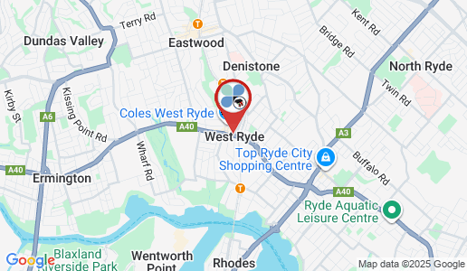 West Ryde google map
